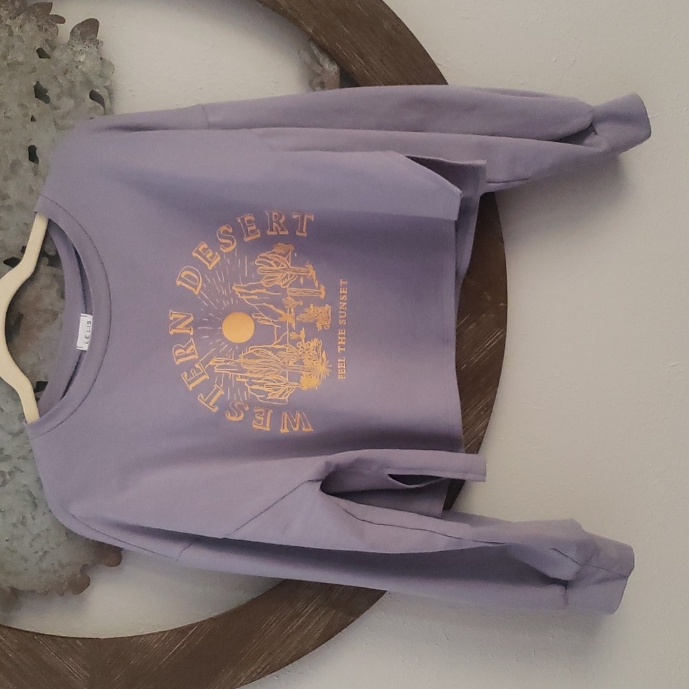 Cropped sweatshirt